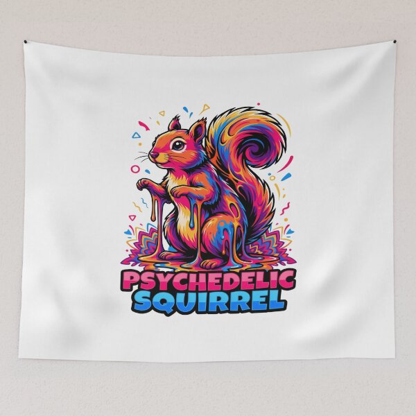 Item preview, Psychedelic Dripping Woodland Rodent designed and sold by ColeLaniTrading.