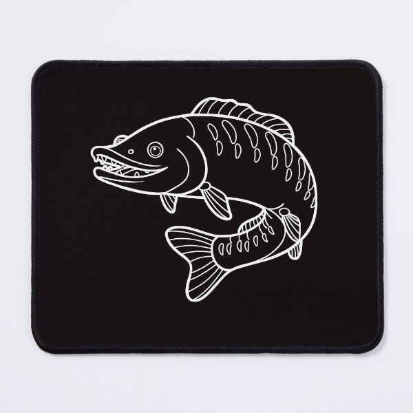 Item preview, Northern Pike Fish Illustration designed and sold by ArtPer-design.