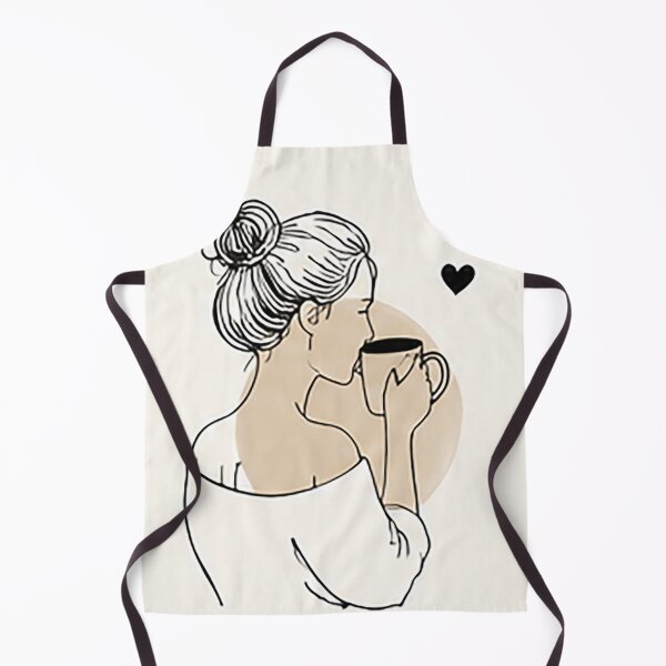 Item preview, Woman Enjoying Coffee | Minimal Scandinavian Line Art designed and sold by Sara-Ai.