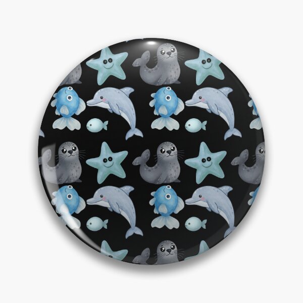 Item preview, Cute Watercolor Blue Sea Creature Ocean life Sea Animals Ocean Aesthetic designed and sold by Art IN Pack.
