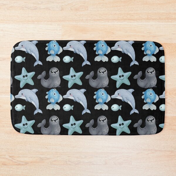 Item preview, Cute Watercolor Blue Sea Creature Ocean life Sea Animals Ocean Aesthetic designed and sold by Art IN Pack.