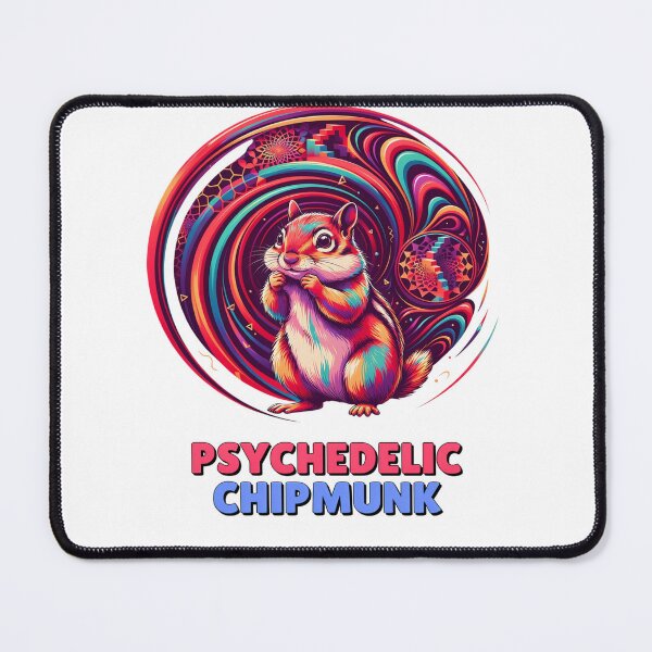 Artikelvorschau, Psychedelic Chipmunk Abstract Swirls Graphic entworfen und verkauft von ColeLaniTrading.