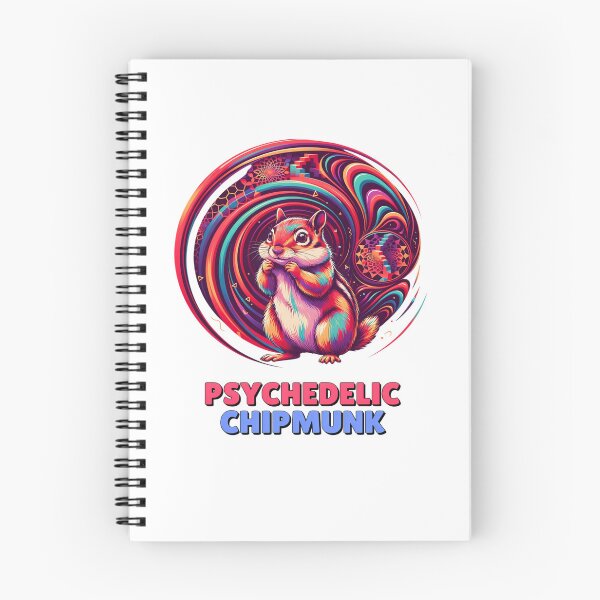 Item preview, Psychedelic Chipmunk Abstract Swirls Graphic designed and sold by ColeLaniTrading.