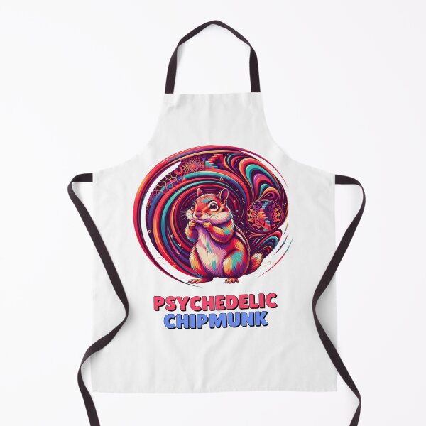 Aperçu de l'œuvre Psychedelic Chipmunk Abstract Swirls Graphic créée et vendue par ColeLaniTrading.