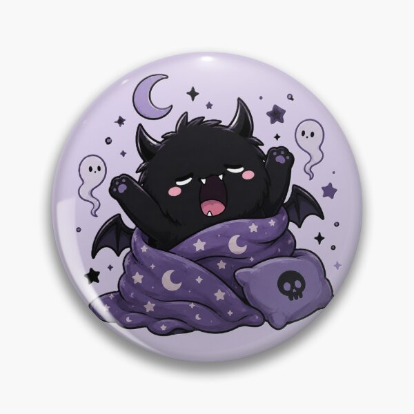 Item preview, Yawning Cute Demon Wrapped in a Starry Blanket designed and sold by House of Rein.