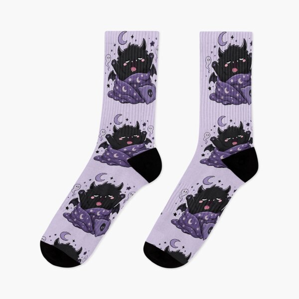 Item preview, Yawning Cute Demon Wrapped in a Starry Blanket designed and sold by House of Rein.