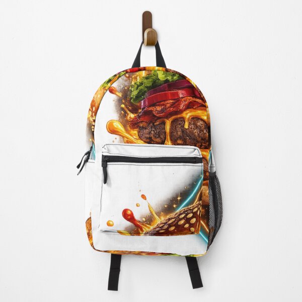 Item preview, Neon Geometric Burger: Modern Contemporary Geometric Art Design designed and sold by irfanshikh.