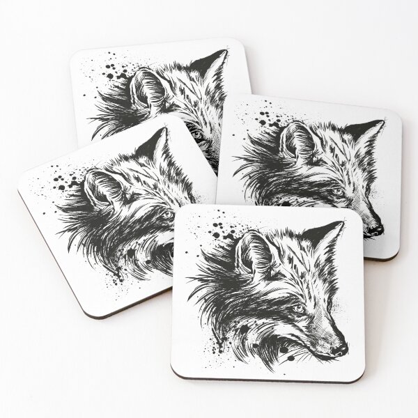 Item preview, Red Fox Ink Sketch designed and sold by Inkversed.