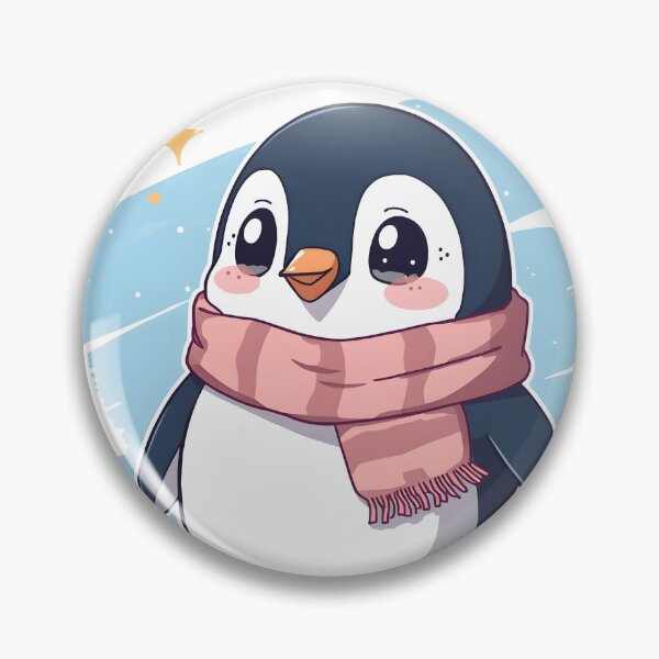 Item preview, Cute Penguin Sticker | Kawaii Winter Penguin Illustration | Cozy Penguin Art designed and sold by dreamz-world.