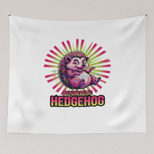 Item preview, Psychedelic Spiky Character Colorful Graphic designed and sold by ColeLaniTrading.