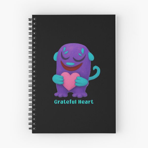 Item preview, Grateful Heart - Cute Purple Monster designed and sold by PatykArt.
