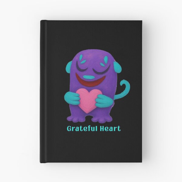 Item preview, Grateful Heart - Cute Purple Monster designed and sold by PatykArt.