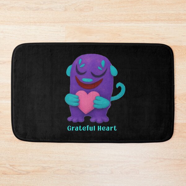 Item preview, Grateful Heart - Cute Purple Monster designed and sold by PatykArt.