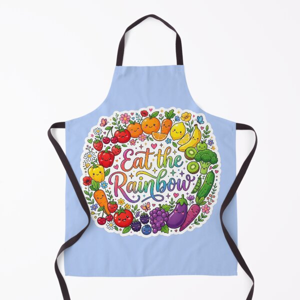 Item preview, Eat the Rainbow Cute Kawaii Fruits & Vegetables Sticker | Healthy Eating Rainbow | Vegan Food Cartoon Design designed and sold by Bhaskar Digital Art.
