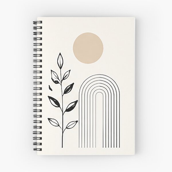 Item preview, Minimal Rainbow Botanical | Scandinavian Abstract Decor designed and sold by Sara-Ai.