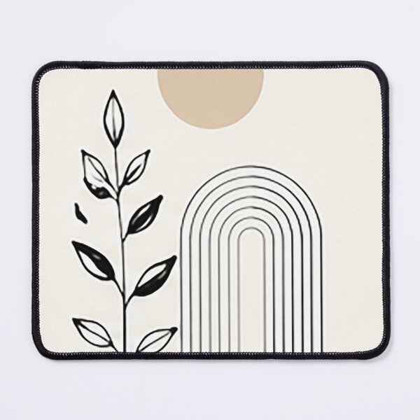 Item preview, Minimal Rainbow Botanical | Scandinavian Abstract Decor designed and sold by Sara-Ai.