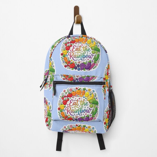 Item preview, Eat the Rainbow Cute Kawaii Fruits & Vegetables Sticker | Healthy Eating Rainbow | Vegan Food Cartoon Design designed and sold by Bhaskar Digital Art.