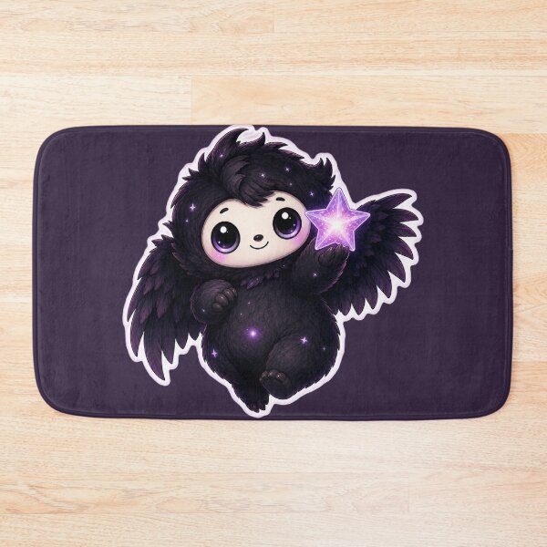 Item preview, Cute Celestial Winged Creature Presenting a Glowing Star designed and sold by House of Rein.