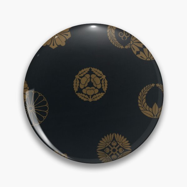 Item preview, Japanese Kamon Crest Pattern Gold designed and sold by snoograpes.