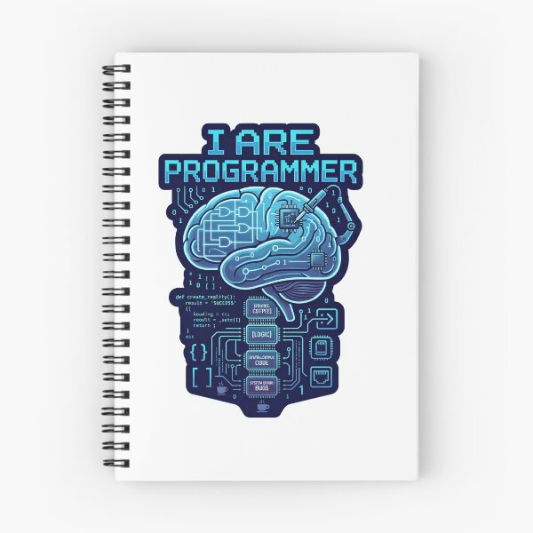 Item preview, I ARE PROGRAMMER Code Brain Technical Design designed and sold by Nadir071010.