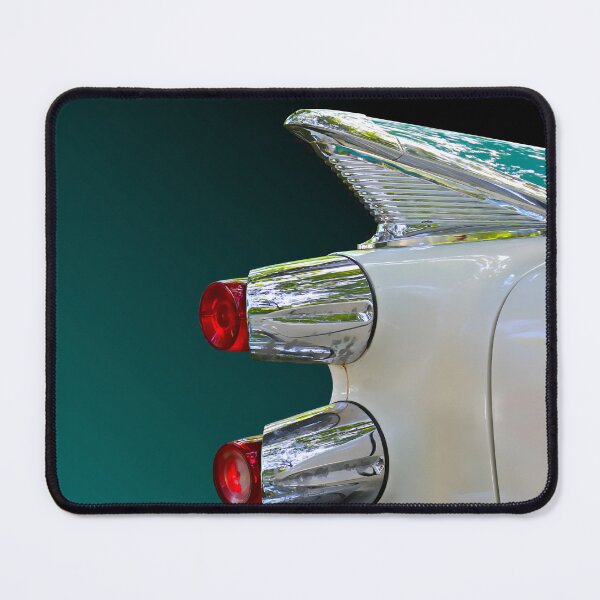 Item preview, 1959 Dodge Custom Royal Tailfin - Twin Chrome Bullet Taillights, Teal Classic Car Art designed and sold by Peter Kraaibeek | Generative Designs and Car Art.