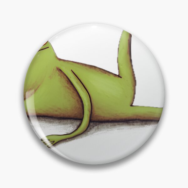Item preview, Lying Green Frog Etching designed and sold by fableand.