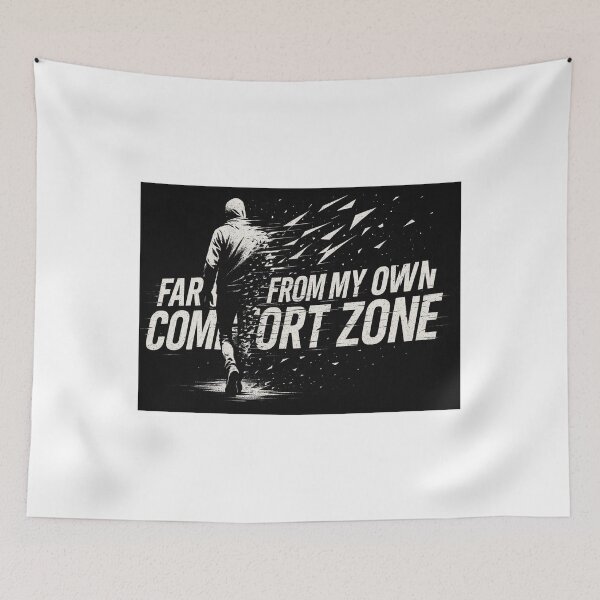 Item preview, Far From My Own Comfort Zone - Dark Urban Streetwear designed and sold by AcosDesign.