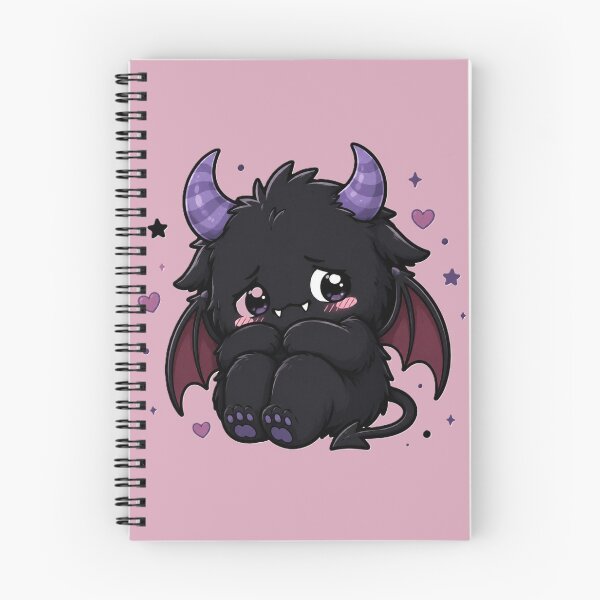 Item preview, Shy Cute Demon with Purple Horns designed and sold by House of Rein.