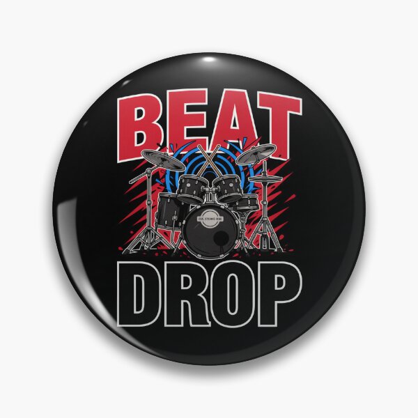 Item preview, Beat Drop – Drum Kit Drummer Rock Music Design designed and sold by Midnight Veil Designs.