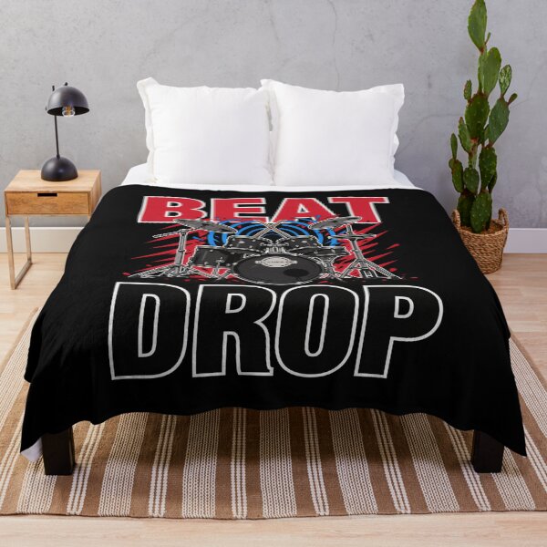 Item preview, Beat Drop – Drum Kit Drummer Rock Music Design designed and sold by Midnight Veil Designs.