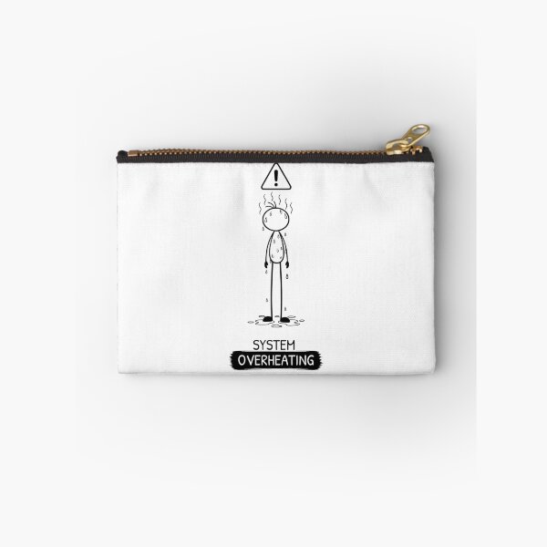 Item preview, Funny Hot Weather T-Shirt | Overheating | Summer Humour | Minimalist Stick Figure designed and sold by Pebl-Co.