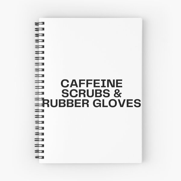 Item preview, Caffeine Scrubs and Rubber Gloves Funny Nurse Healthcare Worker Gift designed and sold by EpsyLab.