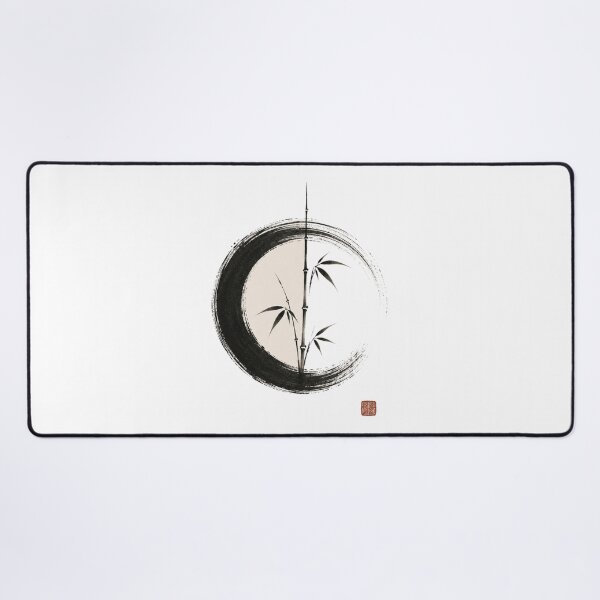 Item preview, Bamboo Breath Enso – Japanese Zen Circle Bamboo Design designed and sold by OblivionRise.