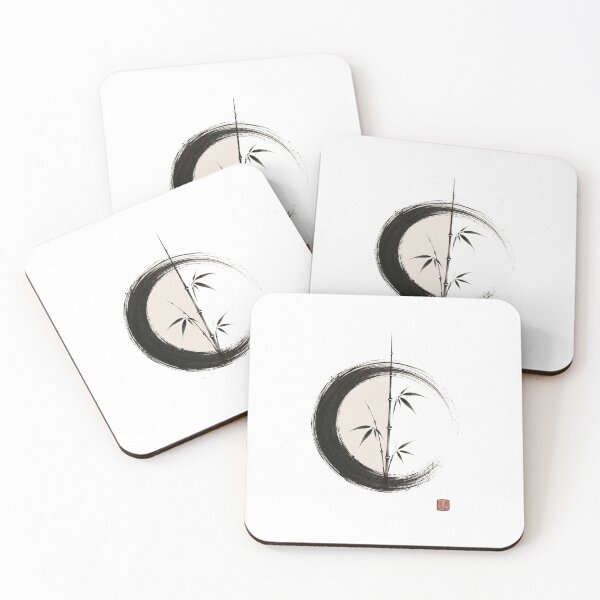 Item preview, Bamboo Breath Enso – Japanese Zen Circle Bamboo Design designed and sold by OblivionRise.