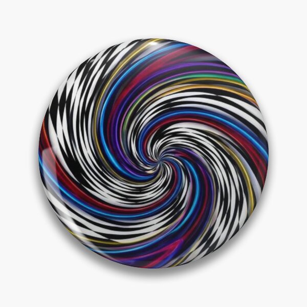 Item preview, Trippy Checkerboard Vortex Neon Optical Illusion Art designed and sold by HAPPY HARBOR DESIGN .