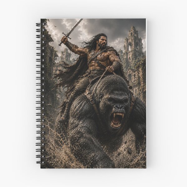 Item preview, EPIC FANTASY - Gorilla rider designed and sold by MetusArt.