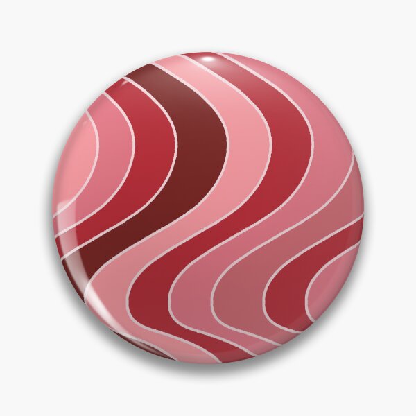 Item preview, Reto Wavy Pattern in Red designed and sold by Andrew  Hitchen.