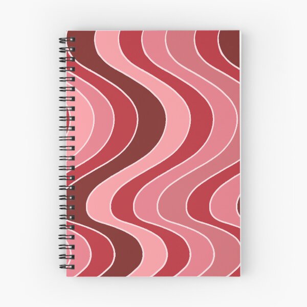 Item preview, Reto Wavy Pattern in Red designed and sold by Andrew  Hitchen.
