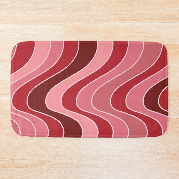 Item preview, Reto Wavy Pattern in Red designed and sold by Andrew  Hitchen.