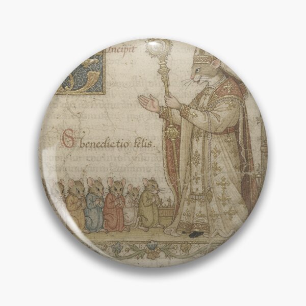 Item preview, Cat Bishop Blessing the Mice Manuscript designed and sold by PictorialWhimsy.