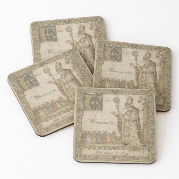Item preview, Cat Bishop Blessing the Mice Manuscript designed and sold by PictorialWhimsy.