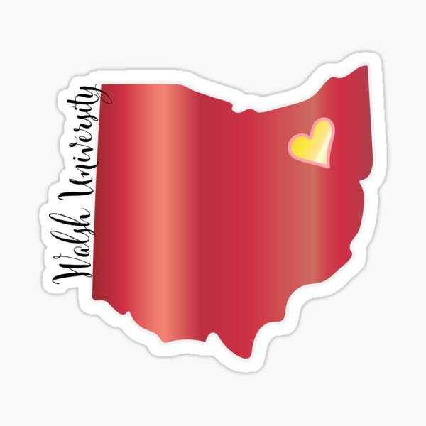 Walsh University Sticker By Tarajeanne Redbubble