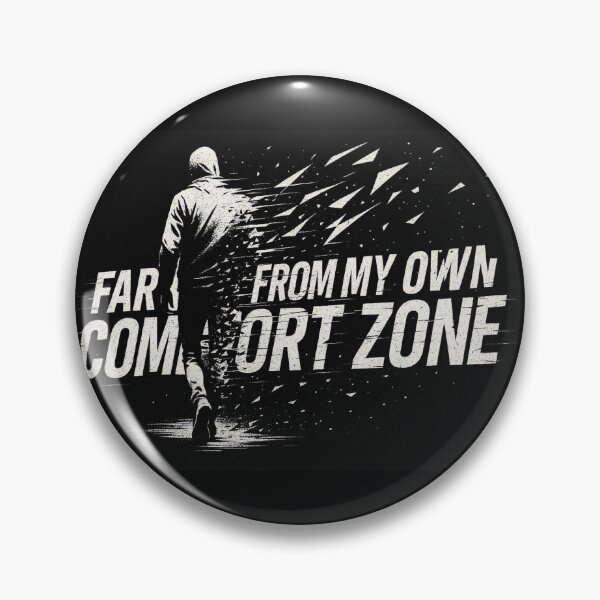 Item preview, Far From My Own Comfort Zone - Shattered Streetwear Aesthetic designed and sold by AcosDesign.
