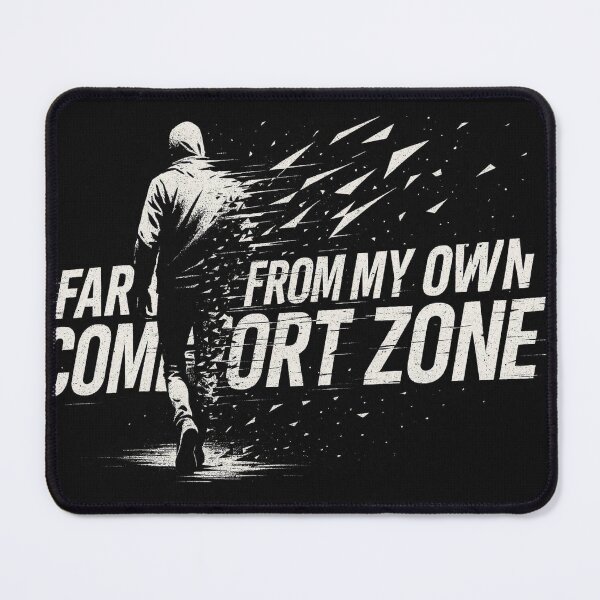 Item preview, Far From My Own Comfort Zone - Shattered Streetwear Aesthetic designed and sold by AcosDesign.