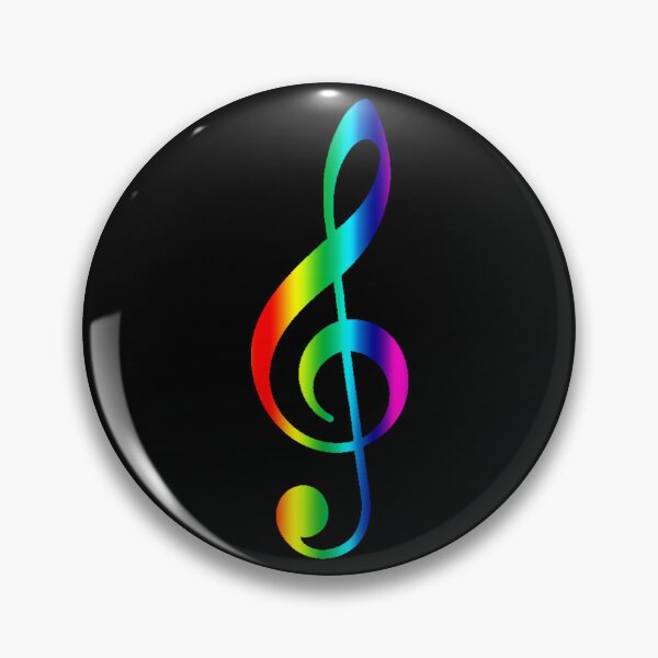 Item preview, Rainbow Treble Clef2 designed and sold by rfmdesigns.