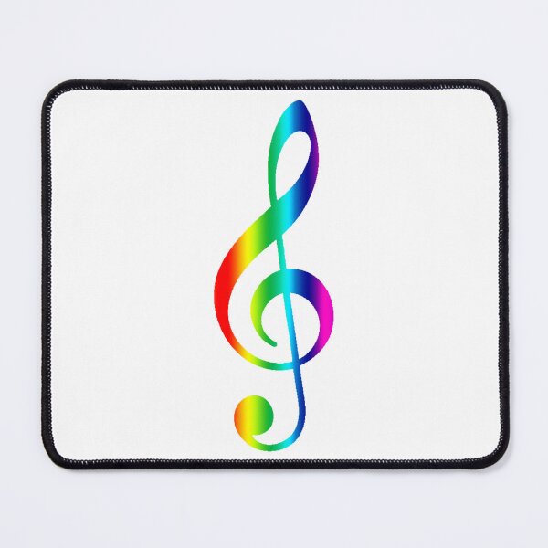 Item preview, Rainbow Treble Clef2 designed and sold by rfmdesigns.