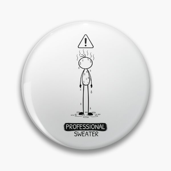 Item preview, Funny Hot Weather T-Shirt | Professional Sweater | Summer Humour | Minimalist Stick Figure designed and sold by Pebl-Co.