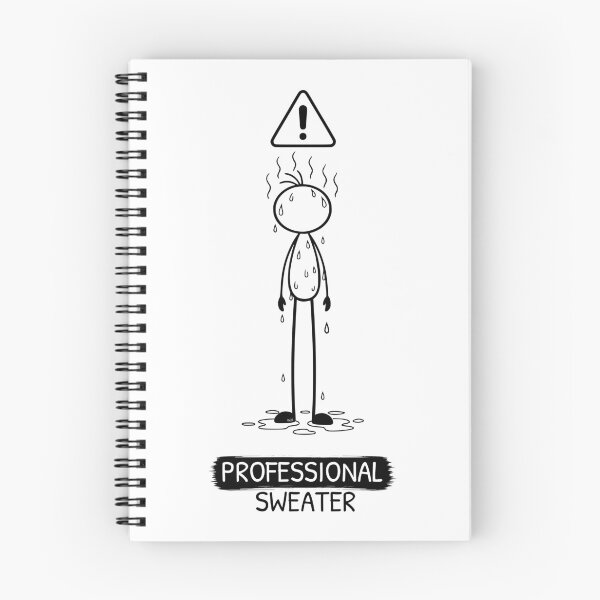 Item preview, Funny Hot Weather T-Shirt | Professional Sweater | Summer Humour | Minimalist Stick Figure designed and sold by Pebl-Co.