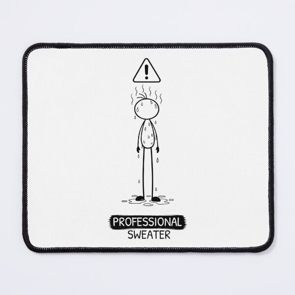 Item preview, Funny Hot Weather T-Shirt | Professional Sweater | Summer Humour | Minimalist Stick Figure designed and sold by Pebl-Co.