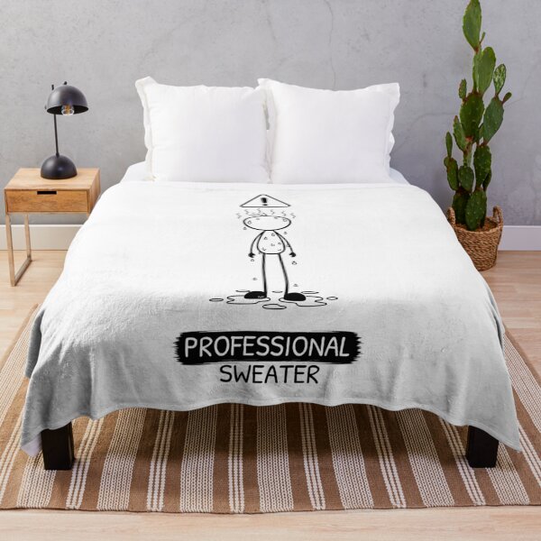 Item preview, Funny Hot Weather T-Shirt | Professional Sweater | Summer Humour | Minimalist Stick Figure designed and sold by Pebl-Co.